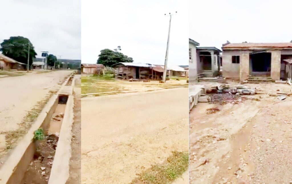 Babanla community in Ifelodun LGA of Kwara State after gunmens attack 1536x971