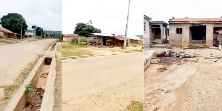 Babanla community in Ifelodun LGA of Kwara State after gunmens attack 1536x971