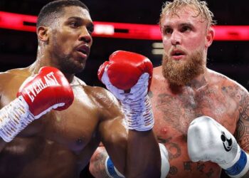 Jake Paul and Anthony Joshua