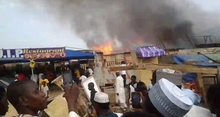 Kano GSM Market Fire