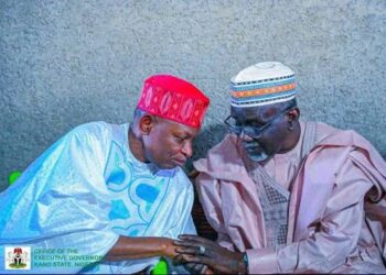 L R ABBA Kabir Yusuf and Ibrahim Shekarau