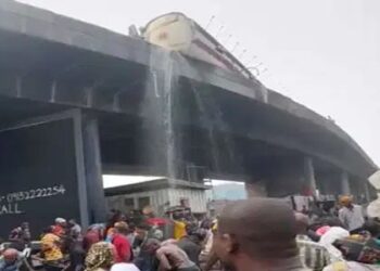 LASEMA Warns After Diesel Tanker Accident On Apapa Bridge