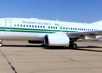 Muhammadu Buhari Departs Daura Presidential Aircraft Plane