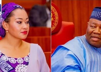 Senator Natasha and Senator Akpabio