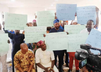 The protesters