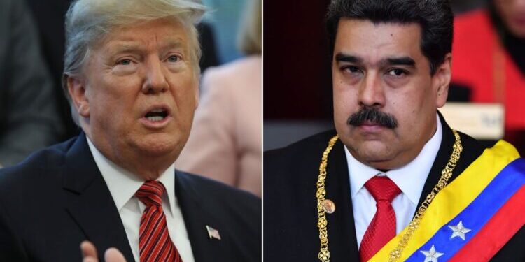 trump maduro venezuela 750x430